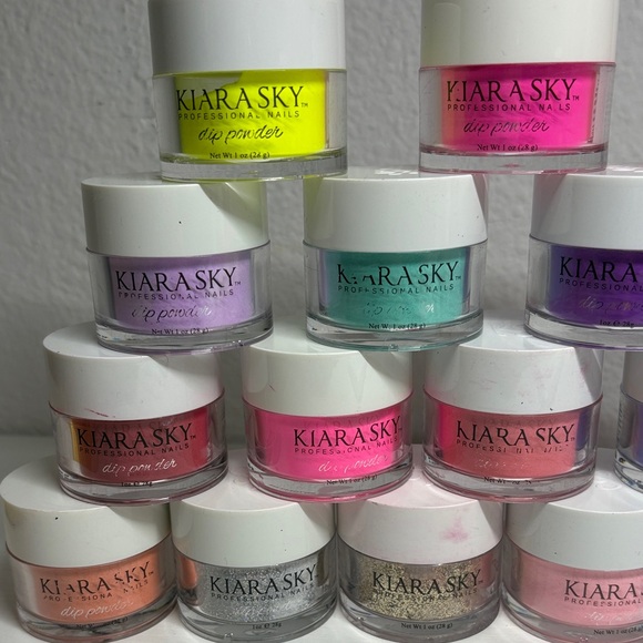 Kiara Sky Vibrant and Pastel Nail Dip Powder Set - Picture 2 of 3
